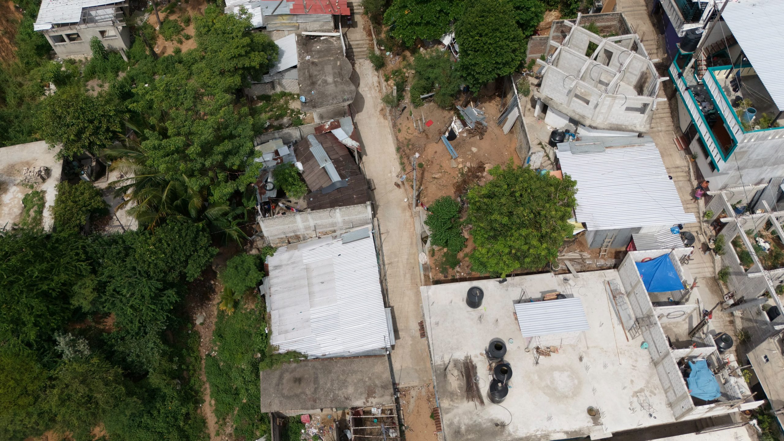Evidencia fotográfica de construcción de Andador Loma Hermosa