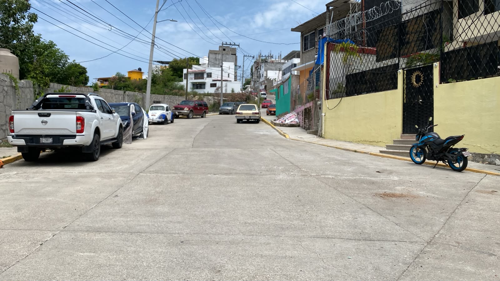 Evidencia fotográfica de ampliación de pavimentación de Calle 11 de Marzo