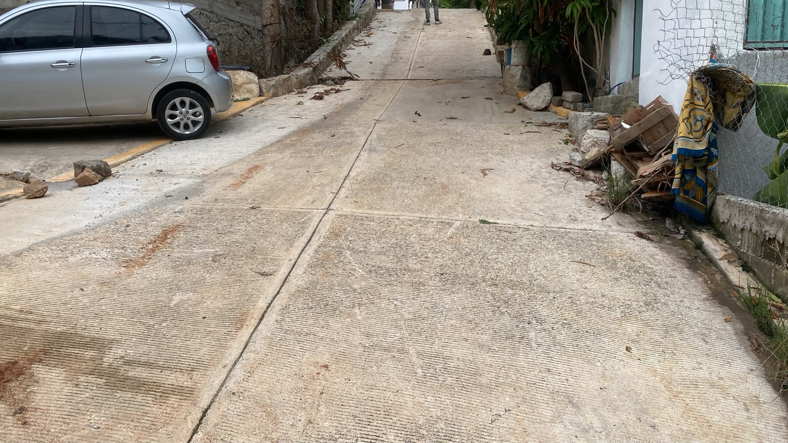 Evidencia fotográfica de Pavimentación de Andador Apochtli