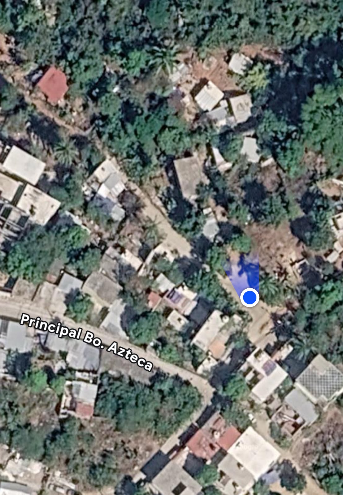 Geolocalización de Pavimentación de Andador Apochtli