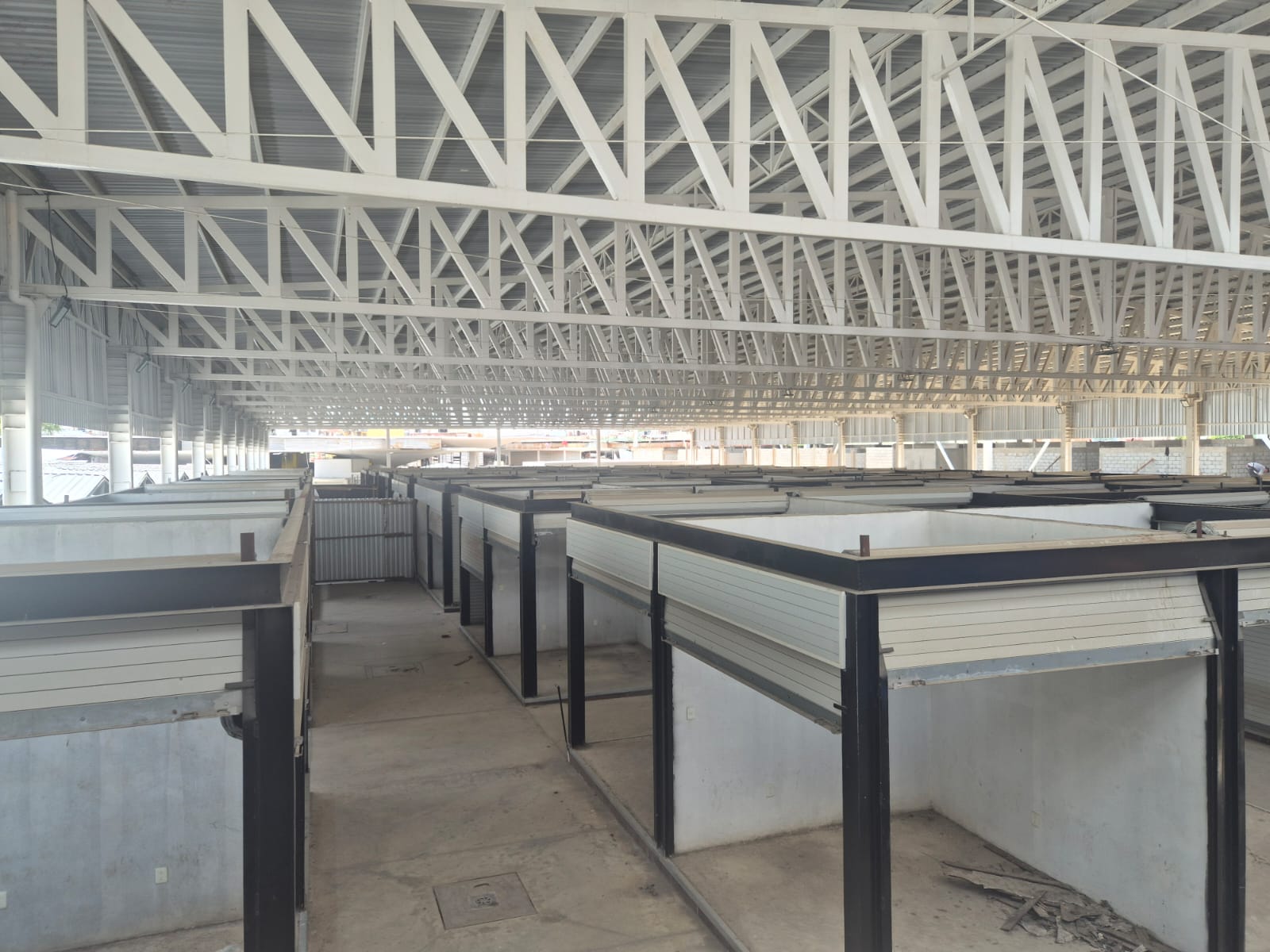 Evidencia fotográfica de la Construcción de Mercado Nave de Sombrillas del Mercado Central de Acapulco
