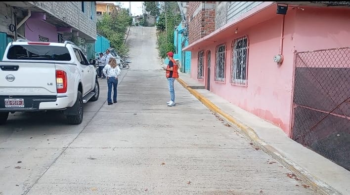 Construcción de muro de contención en Andador Simón Bolívar
