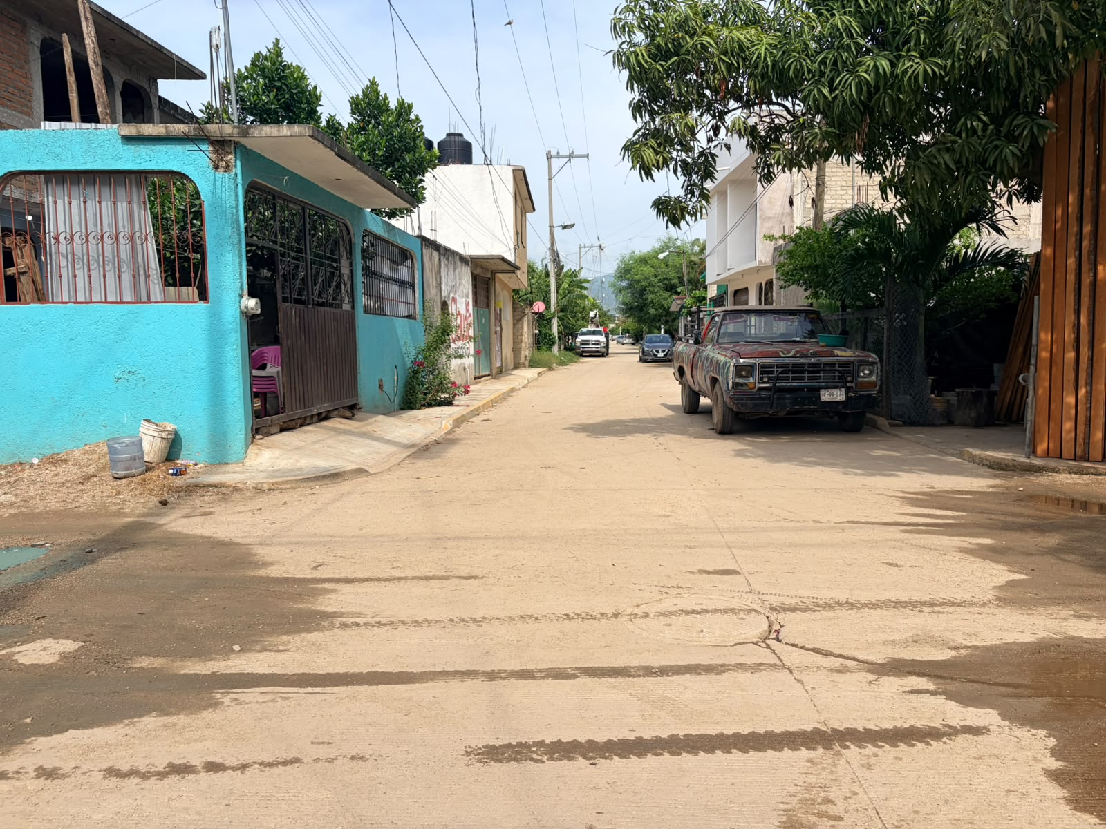 Pavimentación de Calle Tres, Col. Nueva Frontera