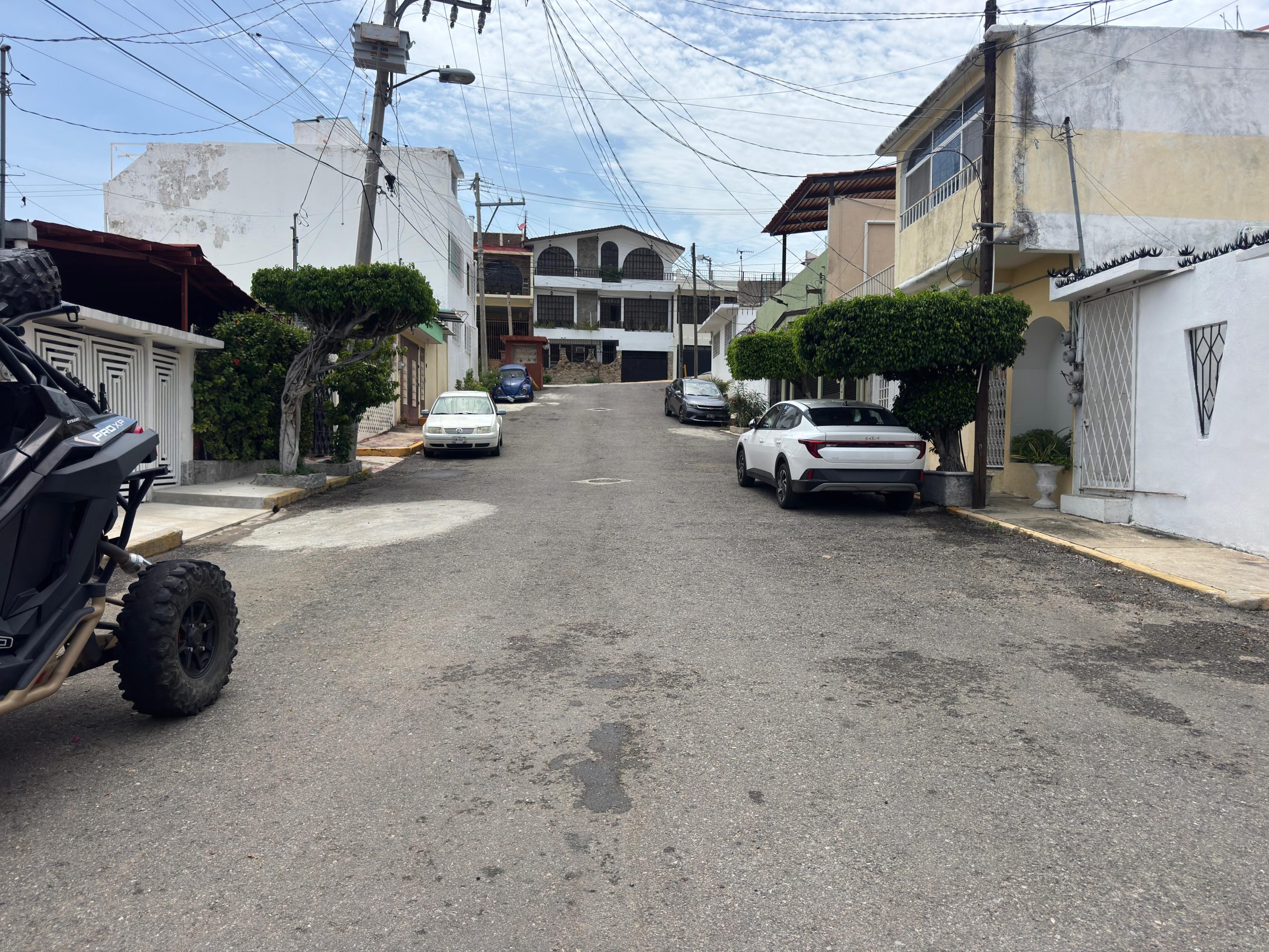 Evidencia fotográfica de rehabilitación de Calle Rangiroa