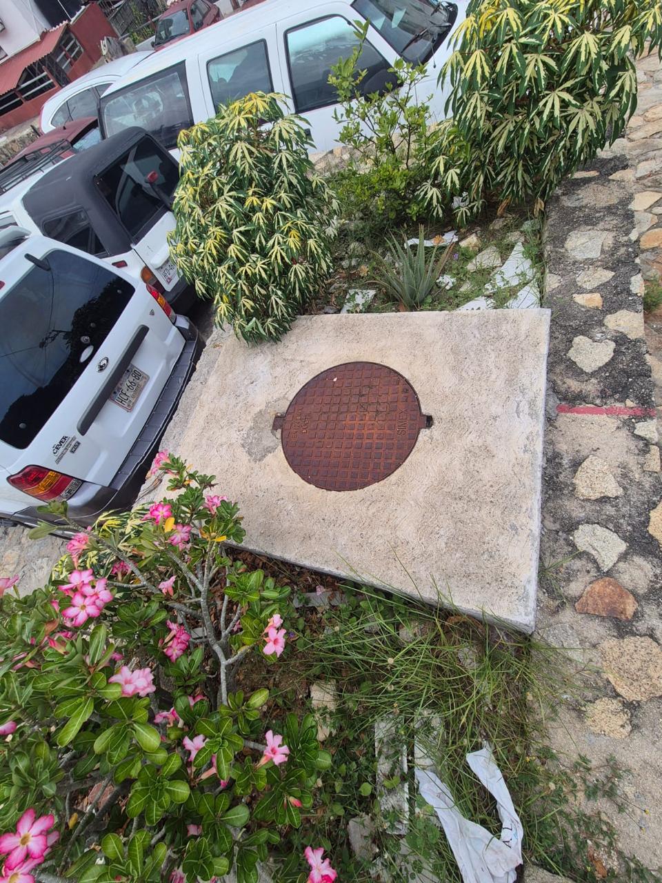 Rehabilitación de drenaje sanitario en calle Rinconada del Clipper